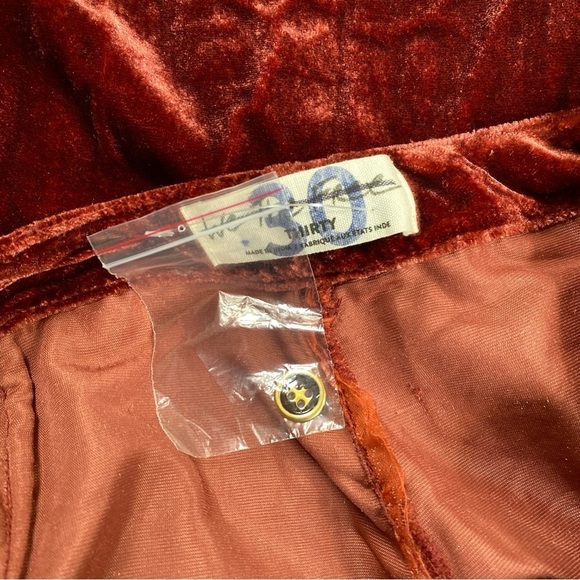 New Free People Lotus Jeans Cargo Velvet Pants High Rise Wide Leg We The Free 30 - Picture 9 of 11